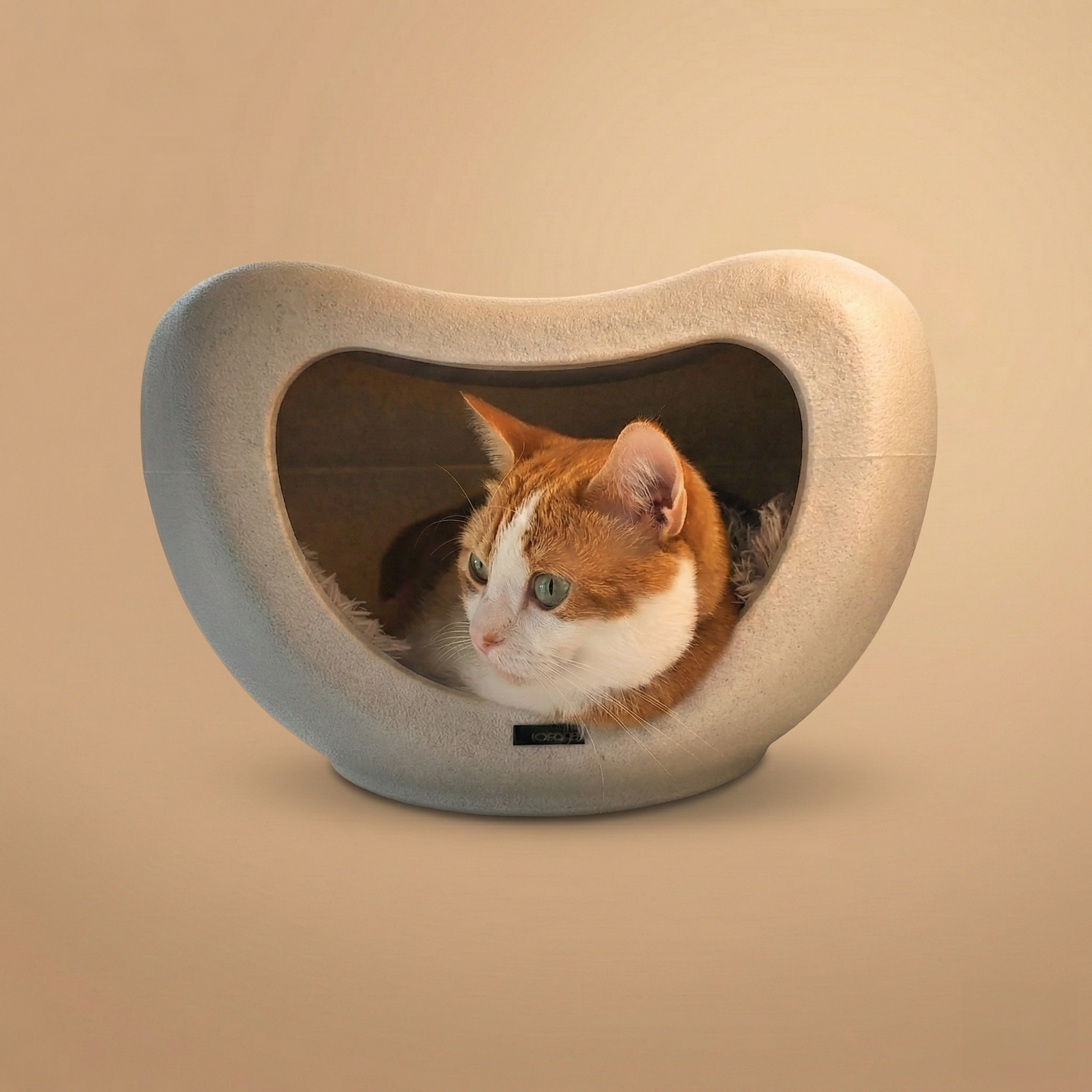 Cat Cave and Seat Bench - Indoor & Outdoor Use, Stylish & Durable with Non-Slip Base