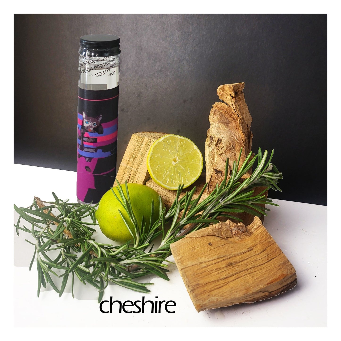 Kerqus Cheshire fragrance — lime, rosemary & wood notes — natural essential oil